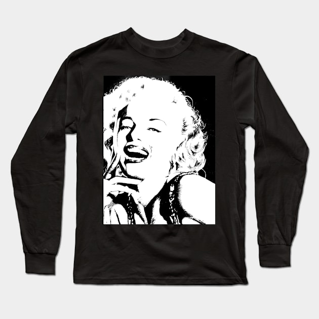 LEGEND MARILYN Long Sleeve T-Shirt by hairulsahak